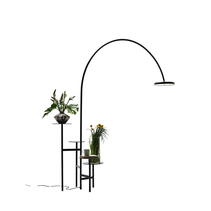 Metal Floor Lamp IKEBANA by Uto Balmoral for Mogg