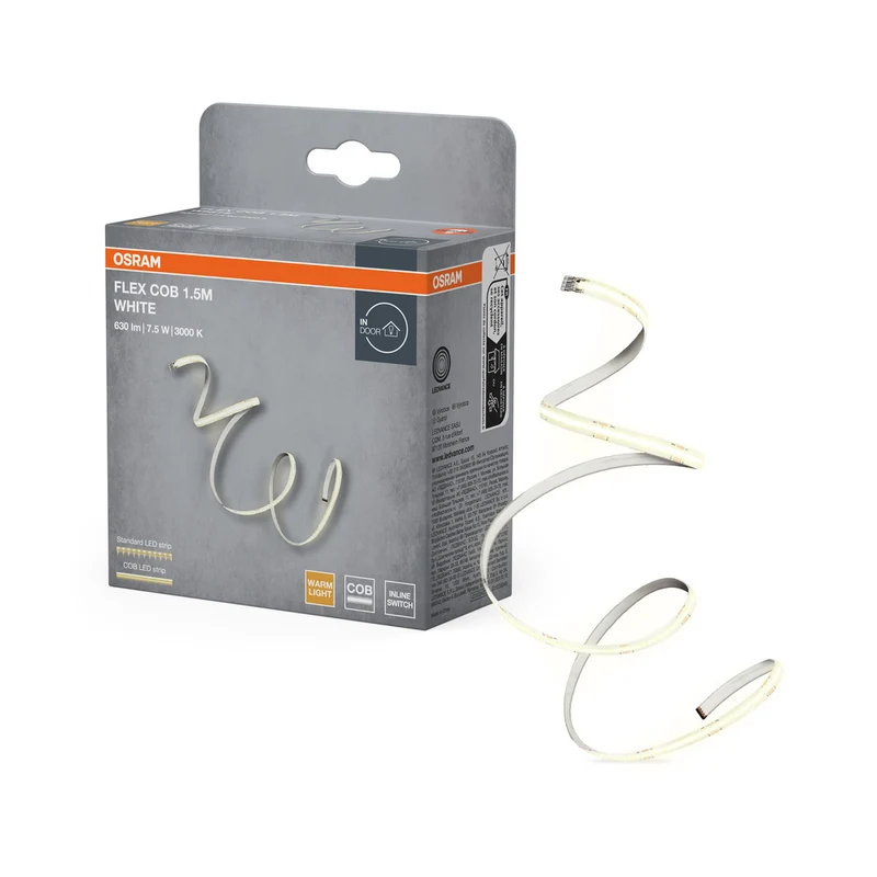 OSRAM FLEX COB 1.5M LED-Streifen, gelb, 8W, 600lm