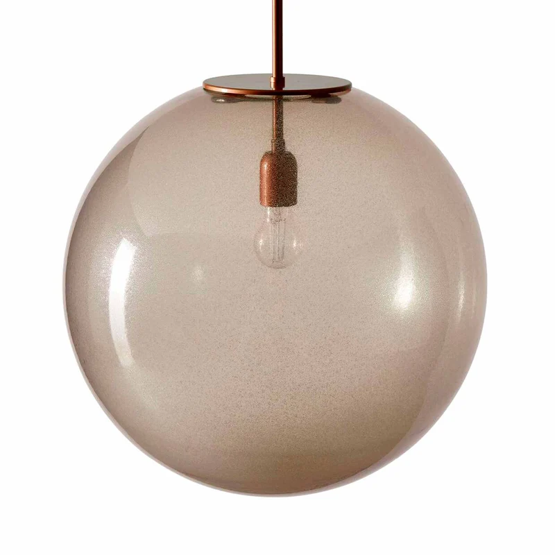 Blown Glass Suspension Lamp BOLLICOSA, designed by Cassina