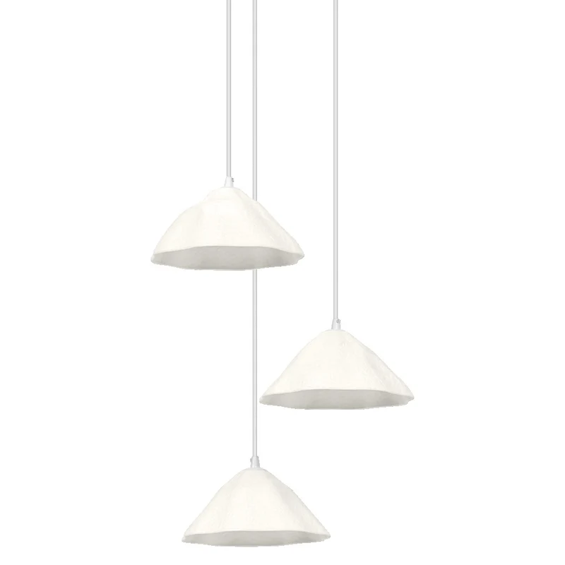 OSRAM DECOR Pendelleuchte 3-flammig Decor Lotus Leaf weiß, E14