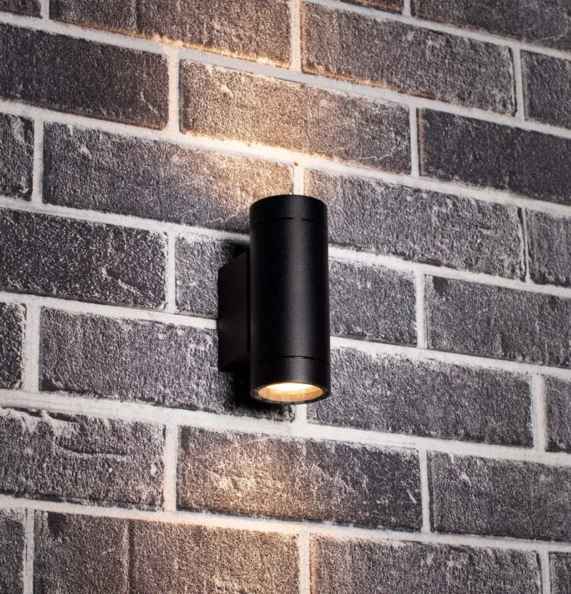 Außen-Wandleuchte anthrazit 2x GU10 IP44 für LED und Halogen bis 35W - LED's Light