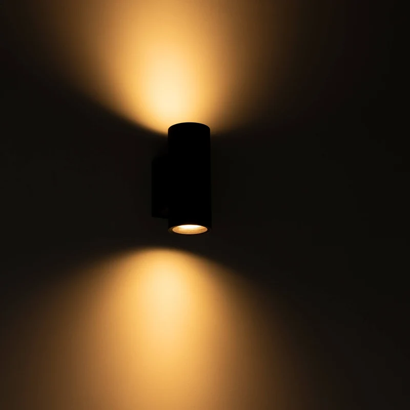 Außen-Wandleuchte anthrazit 2x GU10 IP44 für LED und Halogen bis 35W - LED's Light