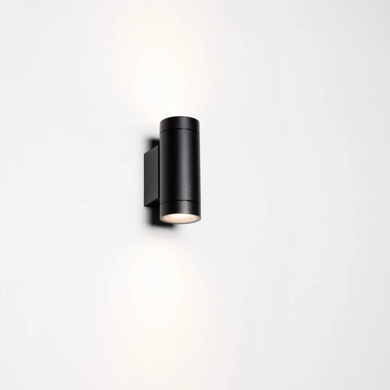 Außen-Wandleuchte anthrazit 2x GU10 IP44 für LED und Halogen bis 35W - LED's Light