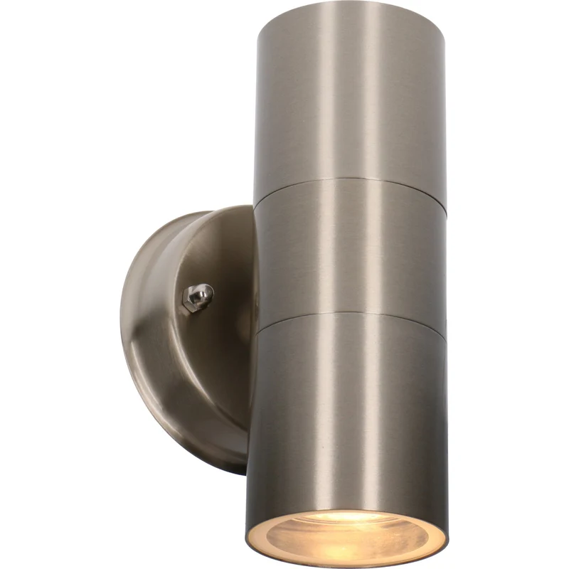 LED Wandleuchte GU10 max. 35W IP44 Silber - LED's Light