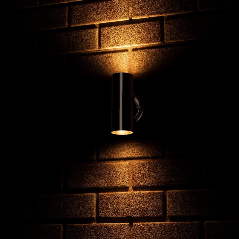LED Wandleuchte GU10 max. 35W IP44 Silber - LED's Light
