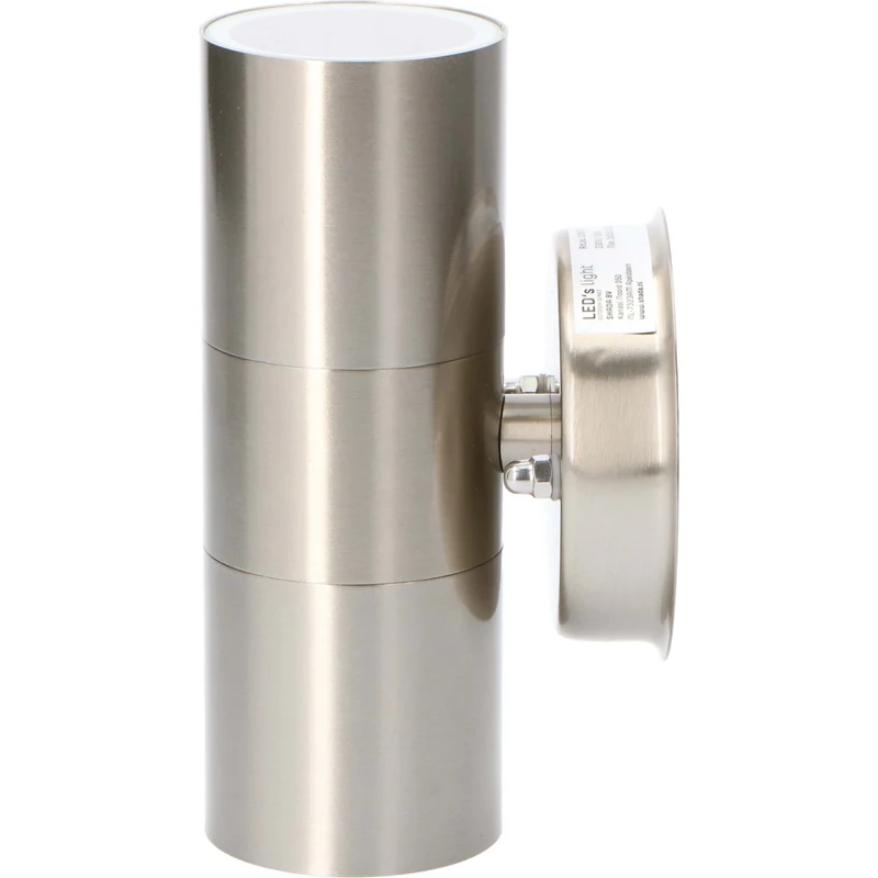 LED Wandleuchte GU10 max. 35W IP44 Silber - LED's Light