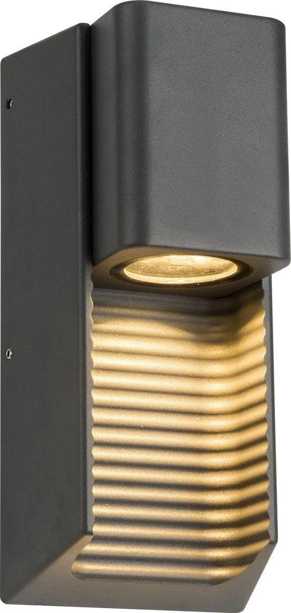 Außen-Wandleuchte anthrazit 1x GU10 IP44 - LED's Light