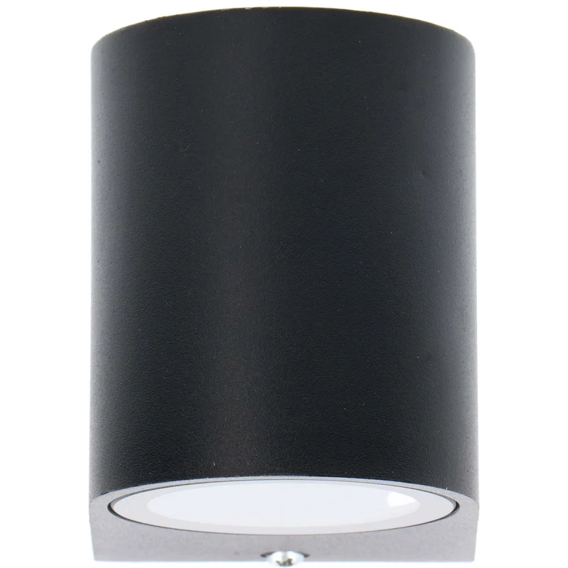 Außen-Wandleuchte schwarz 1x GU10 IP44 für LED und Halogen bis 35W - LED's Light