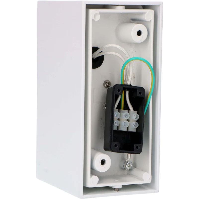 Außen-Wandleuchte weiß 2x GU10 IP44 für LED und Halogen bis 35W - LED's Light