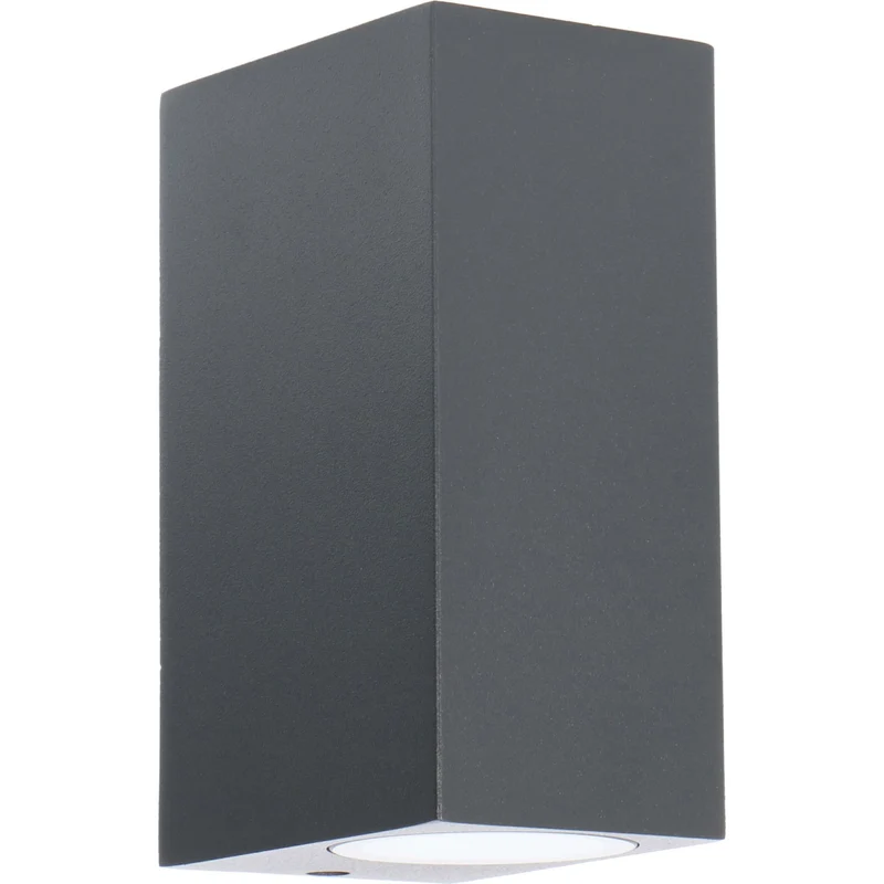 Außen-Wandleuchte anthrazit 2x GU10 IP44 für LED und Halogen bis 35W - LED's Light