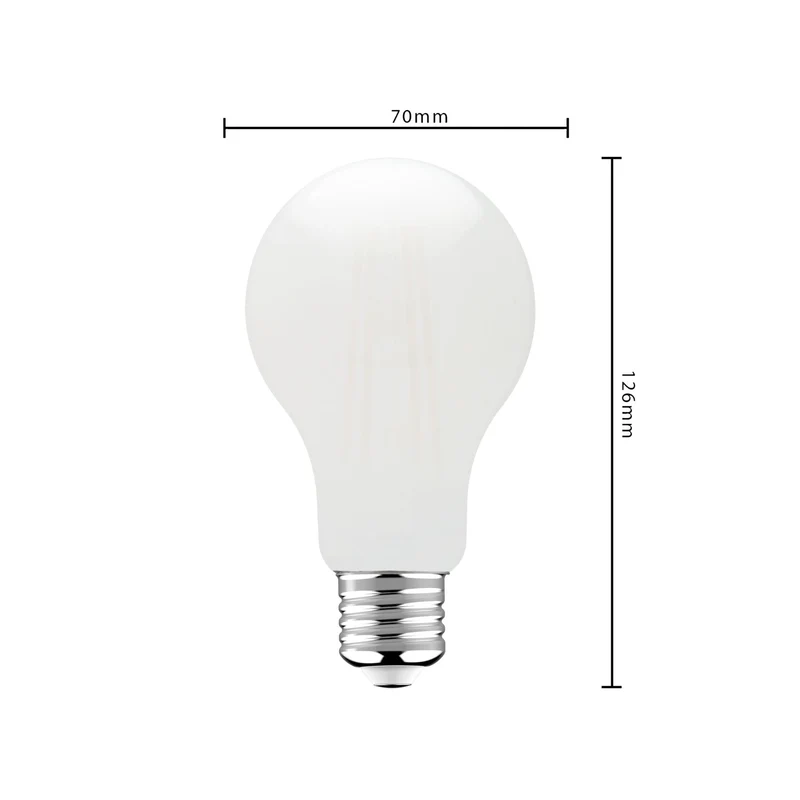 LED Birne E27 11,0W warmweiß Opal A70 - LED's Light