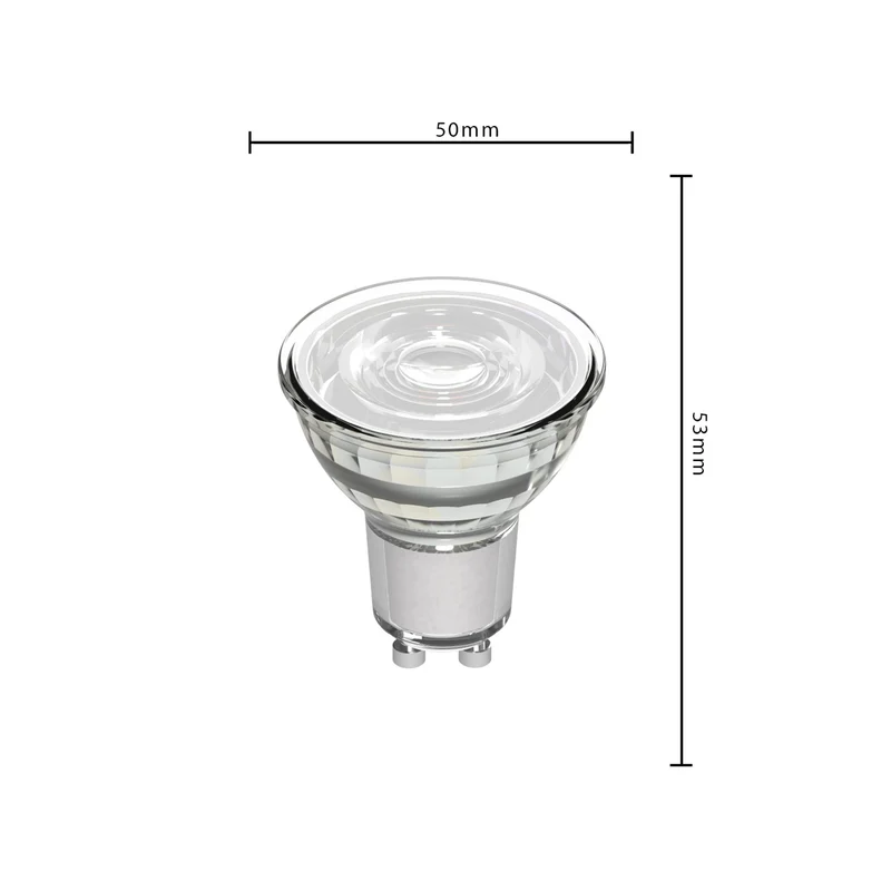 LED Spot GU10 dimmbar 4W warmweiß Klar PAR16 - LED's Light
