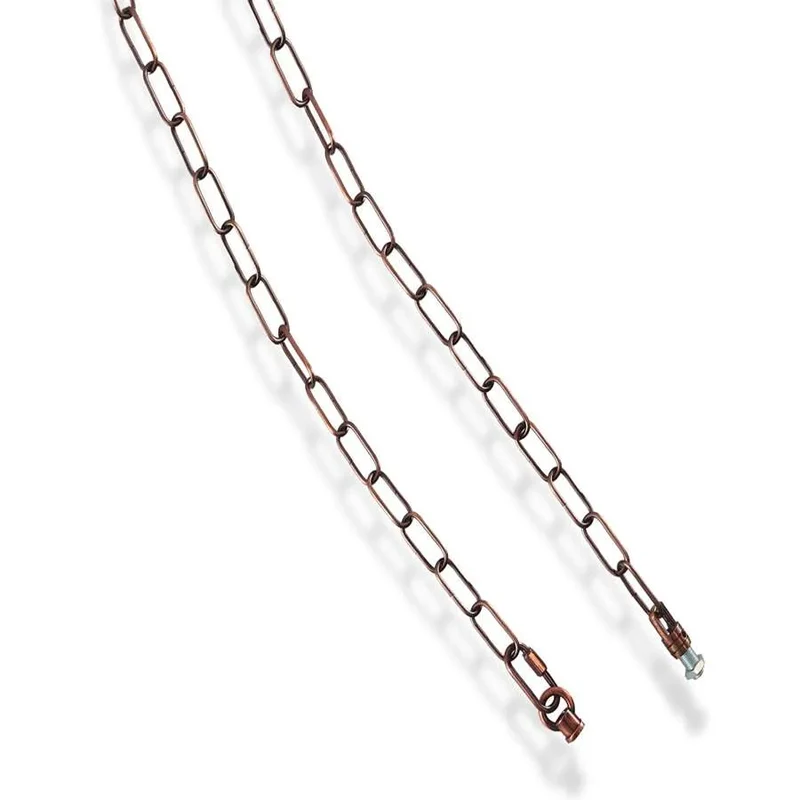 Metall-Lampenkette 0,6 m – Tragkette für Kronleuchter & Hängelampen~2797