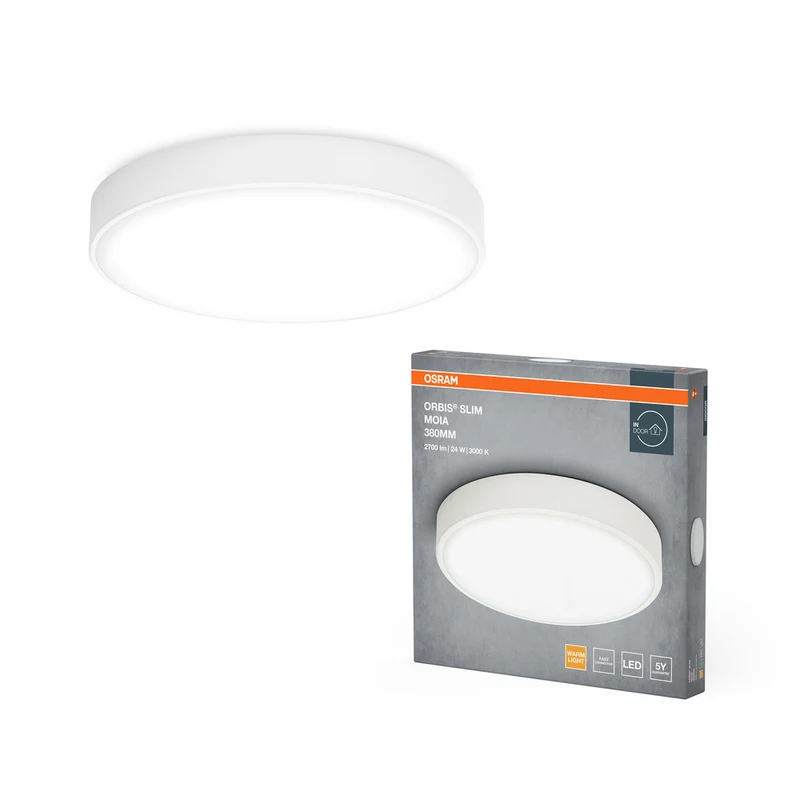 OSRAM ORBIS Slim Moia Deckenleuchte, weiß, 24W, 2600lm