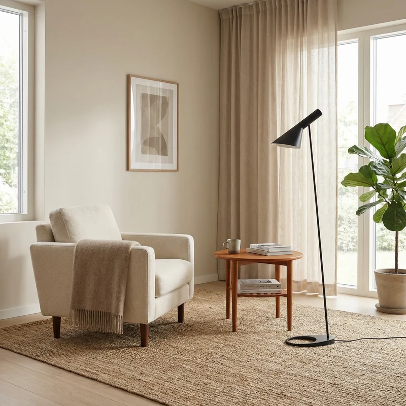 Minimalistische Stehlampe mit totaler Vielseitigkeit – Moderna