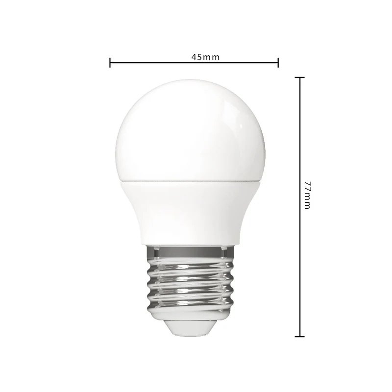 LED Kugel E27 4.5W warmweiß Opal G45 - LED's Light