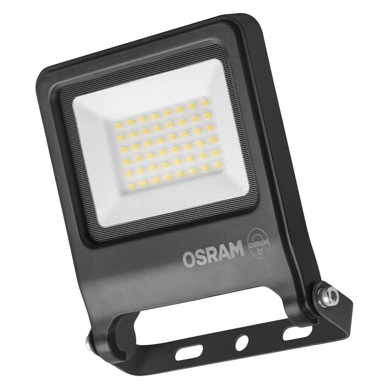 OSRAM ENDURA FLOOD PC 30W LED-Fluter, 3000K warmweiß, 3000 Lumen, IP65, 110° Lichtwinkel, 100 lm/W, Grau