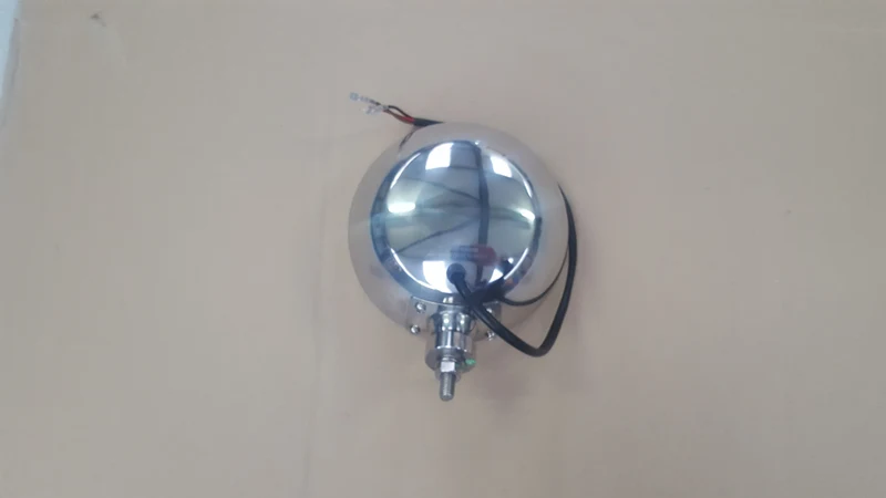Edelstahl-Spot-Lampe mit LED-Angel-Eye-Halo-Ring / 12 V