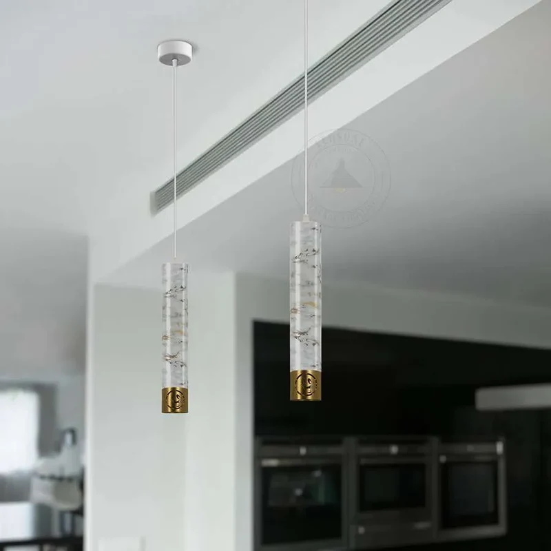 Moderne hängelampe led dimmbar zylindrische Design GU10-Sockel~ 2798