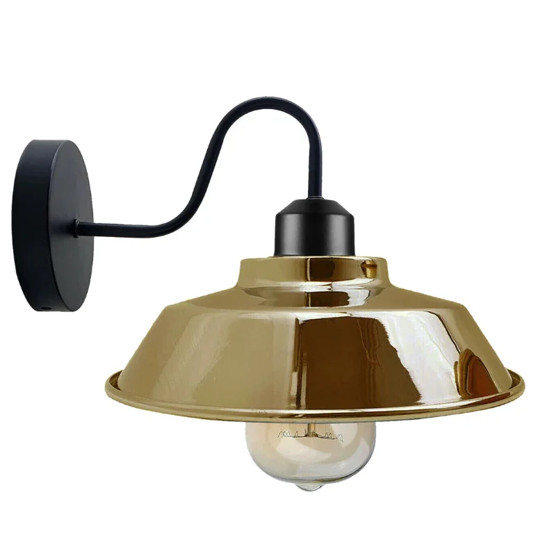 Retro Wandlampe im Industrie-Stil Schwanenhals ~2002