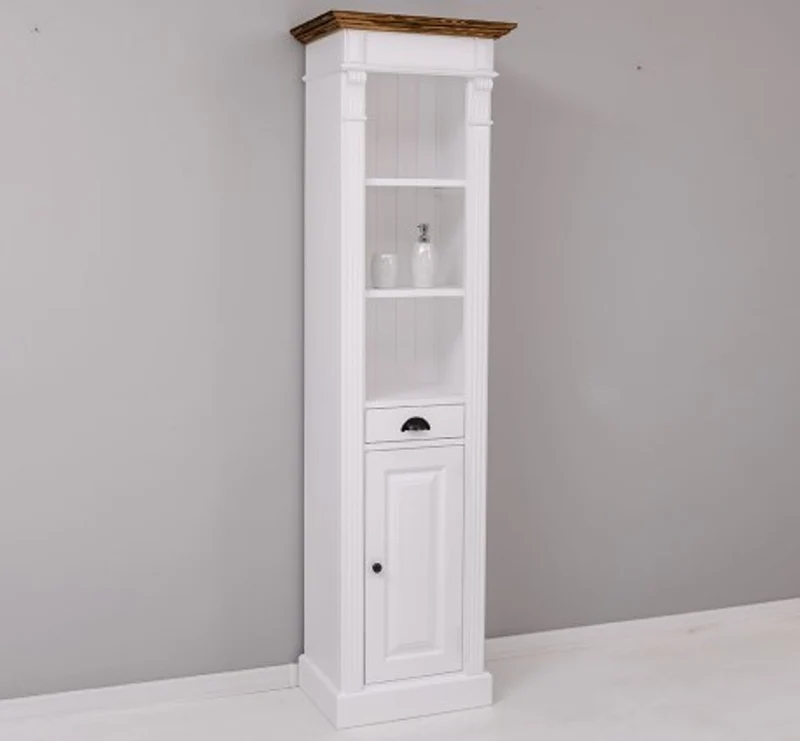Casa Padrino Waschtisch im Landhausstil mit 1 Tür und 1 Schublade, 55 x 41 x 200 cm