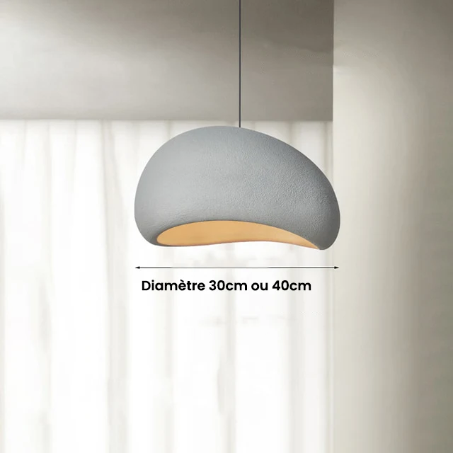 Nordische Design-Pendelleuchte in Weiß für entspannende Atmosphäre – Pura