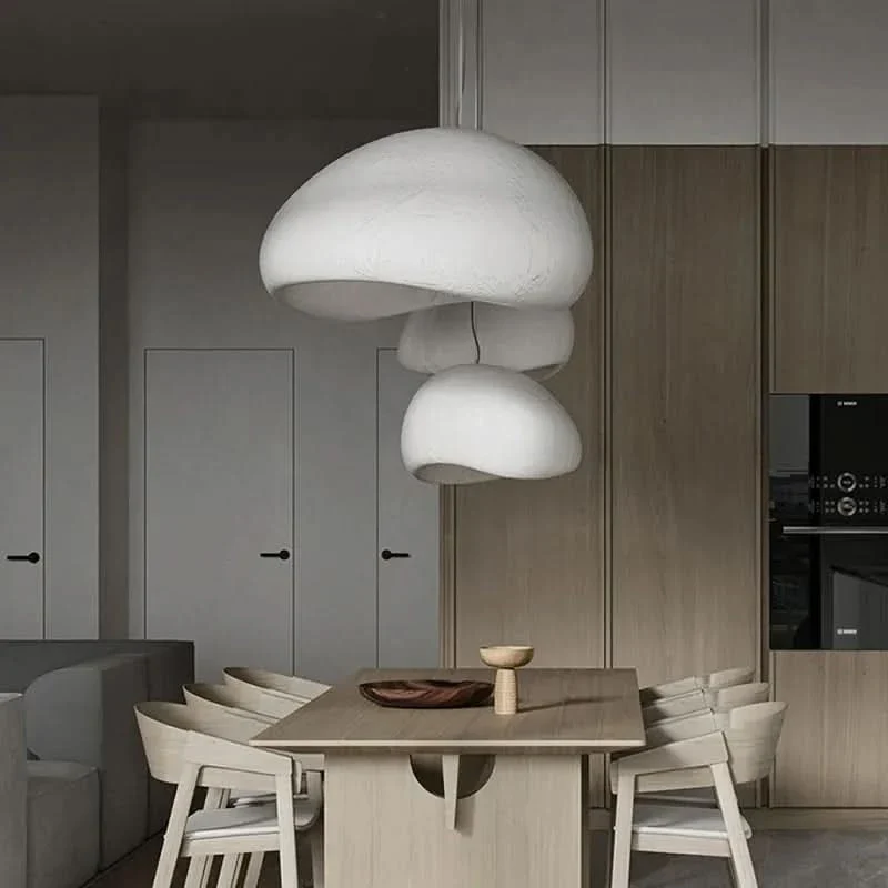 Nordische Design-Pendelleuchte in Weiß für entspannende Atmosphäre – Pura