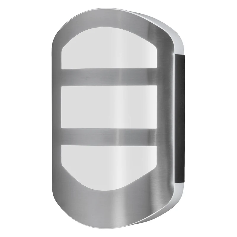 OSRAM ENDURA Style Plate Wall Wandleuchte in moderner Edelstahloptik mit indirektem Licht, helle und funktionale LED-Außenleuchte, IP44-Schutz, für Eingangsbeleuchtung und Fassaden