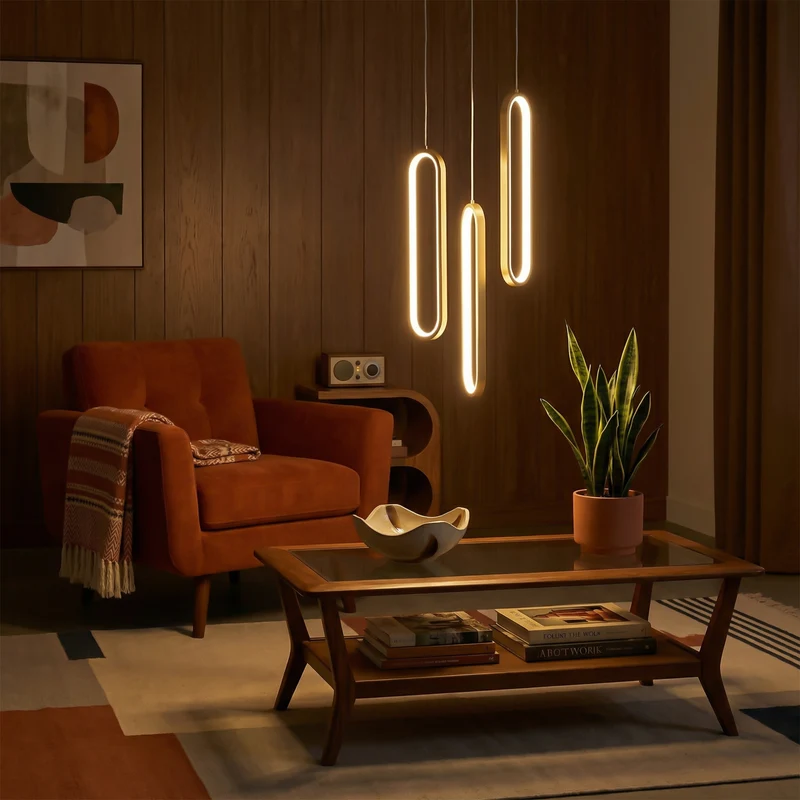 Elegante Pendelleuchte im Duo- oder Solo-Format mit stilvollem Ambiente – Radiant