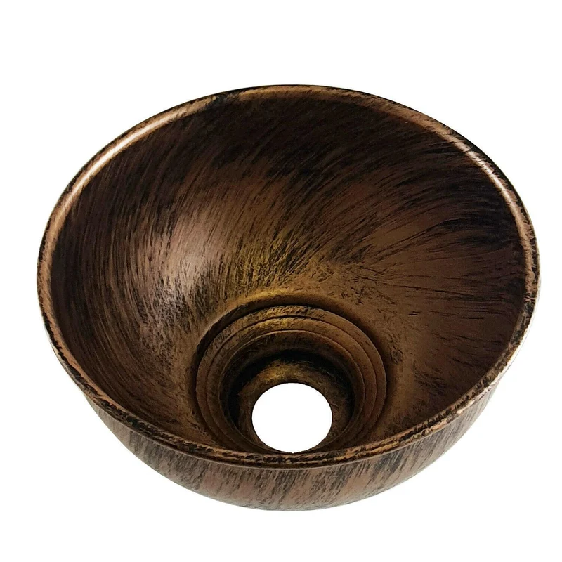 Vintage Lampenschirm Ø 21cm Kurvig für Deckenleuchte ~1687
