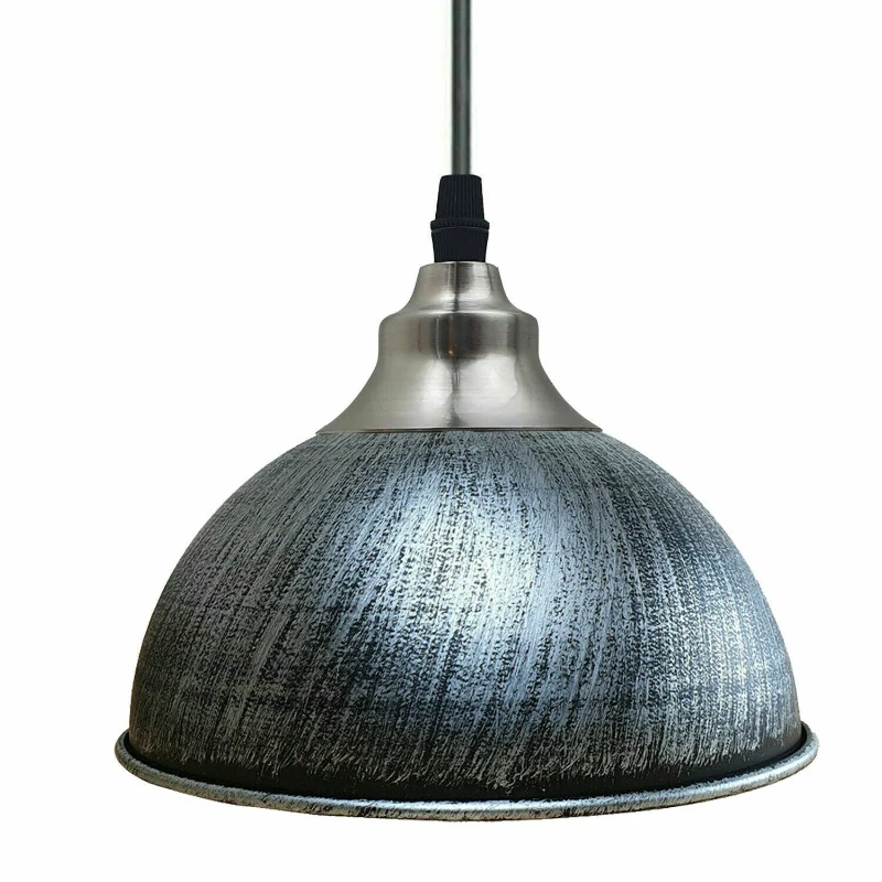 LEDSONE Deckenleuchte Silber 21cm E27 Pendelleuchte ~2158