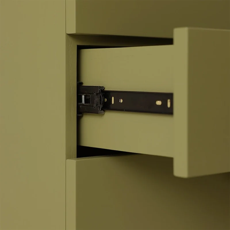 Schubladenschrank Spacious Drawer army green (80x40,5x98 cm) - HKliving