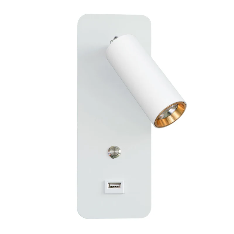 Minimalistische USB-Wandleuchte mit praktischem Design – Connexion