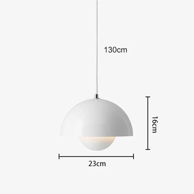 Moderne Glaskugel-Hängeleuchte mit vielseitigem Stil – Chromafil