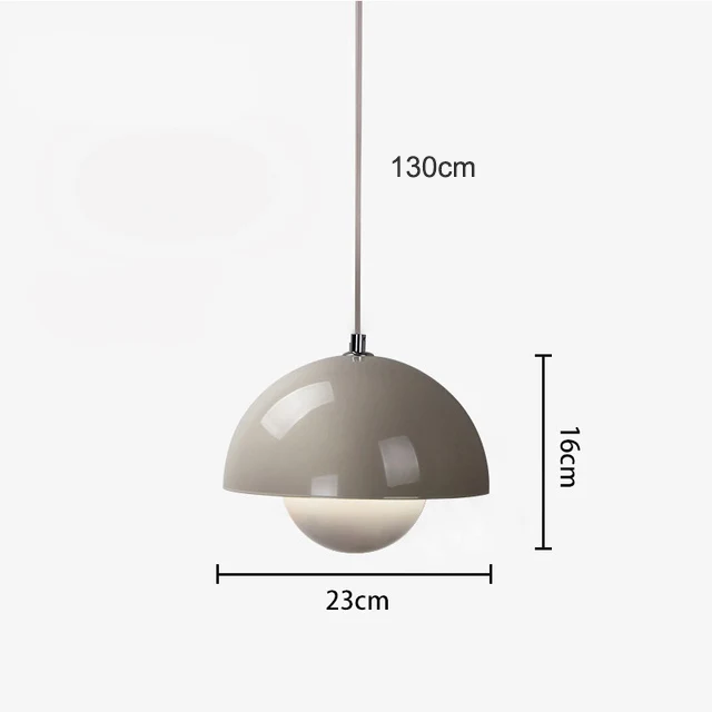 Moderne Glaskugel-Hängeleuchte mit vielseitigem Stil – Chromafil
