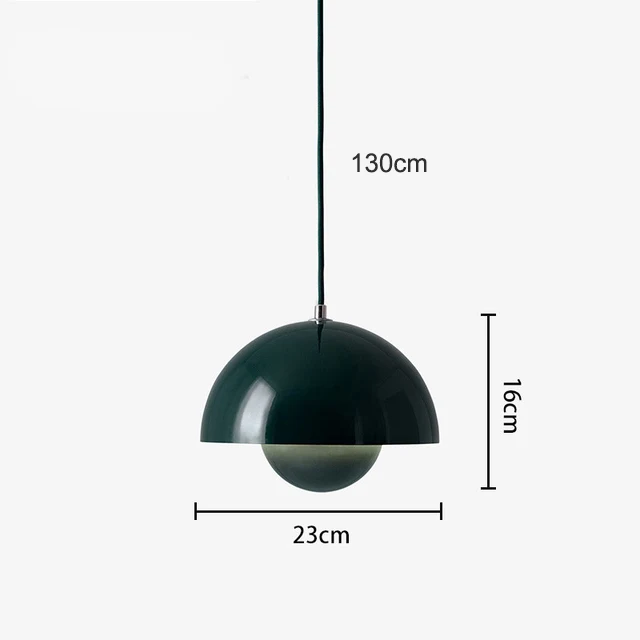 Moderne Glaskugel-Hängeleuchte mit vielseitigem Stil – Chromafil