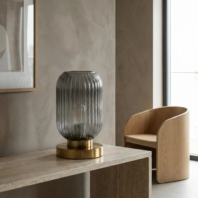 Nordische Designlampe aus edlem Glas – Vetro