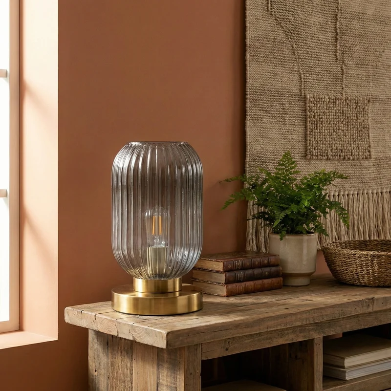 Nordische Designlampe aus edlem Glas – Vetro