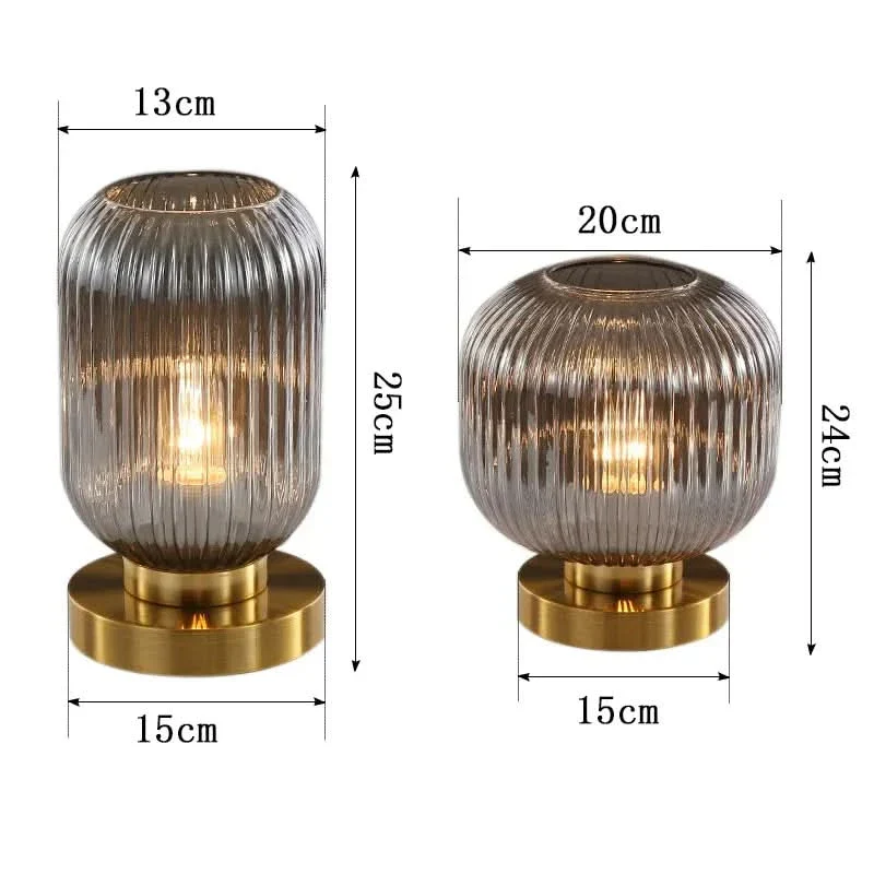 Nordische Designlampe aus edlem Glas – Vetro