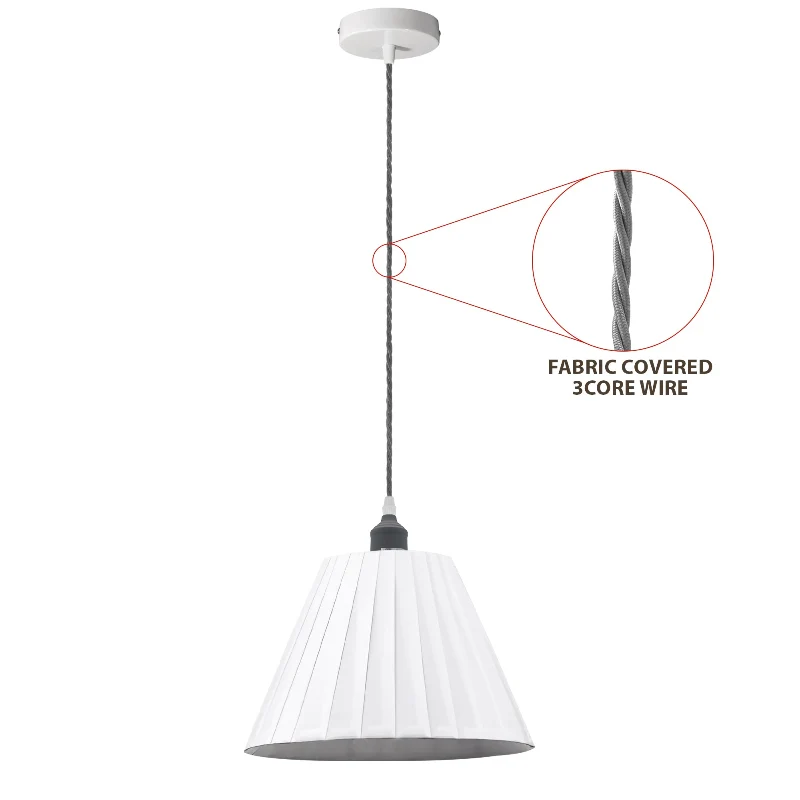 Pendelleuchte decke home decor | Weiß | Ø28cm|E27~2745