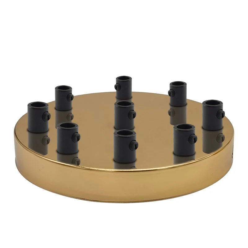 LEDSONE 9-fach Deckenbaldachin Metall - DIY Pendelleuchte ~2689