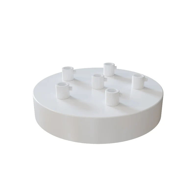 Vintage 12cm Deckenrosette - 6-fach für DIY Deckenleuchten~2685