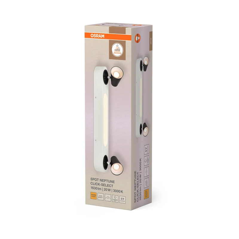 OSRAM DECOR SPOT NEPTUNE Deckenleuchte, 20W, 715lm, weiß