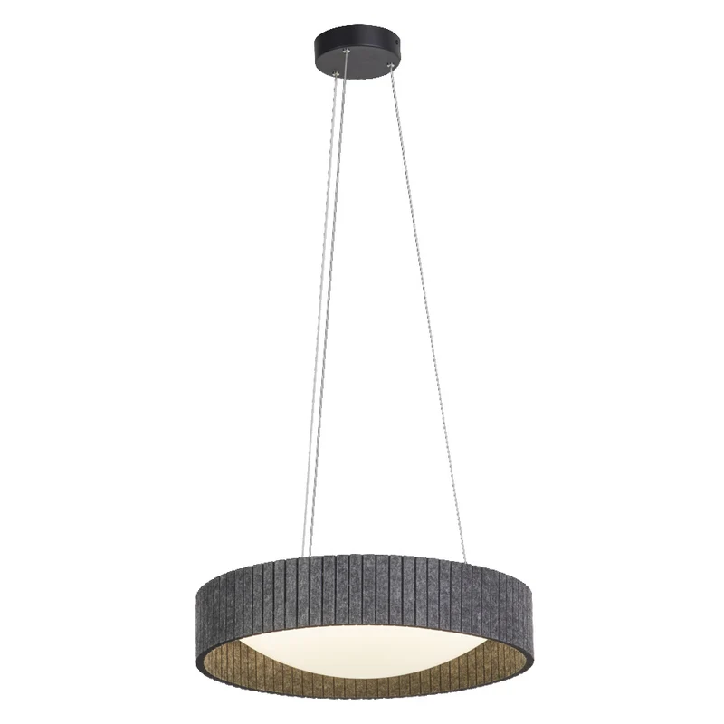 OSRAM DECOR Felt Cylinder Pendelleuchte Dunkelgrau, 28W, 830mm