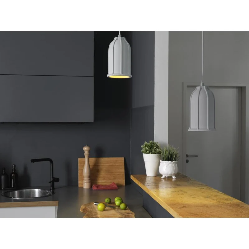 OSRAM DECOR Concrete Sim Beton Pendelleuchte, E27, 115 mm
