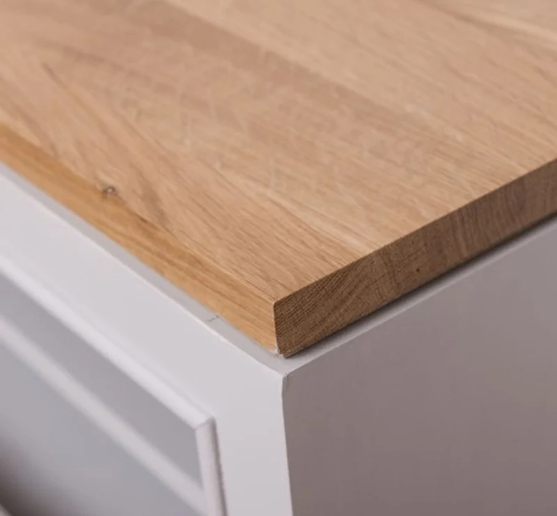 Casa Padrino Schuhschrank im Landhausstil mit Eichenholzplatte, 100 x 35 x 40 cm