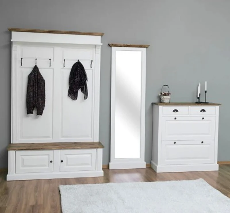 Casa Padrino Möbel Set im Landhausstil, 140 x 41 x 210 cm