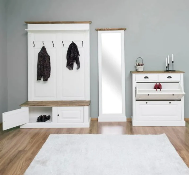 Casa Padrino Möbel Set im Landhausstil, 140 x 41 x 210 cm