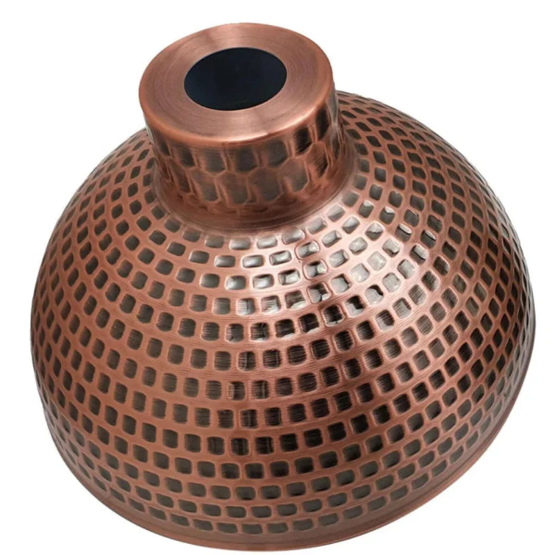Lampenschirm Industrial – Gehämmertes Metall, 26cm, 5 Farben ~2726