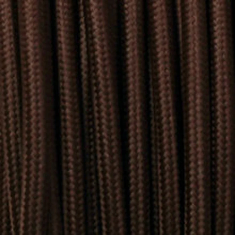 Vintage 2-adriges Kabel braun rund -Hängelampe~2659